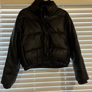 KanCan Women's Black Puffer Jacket